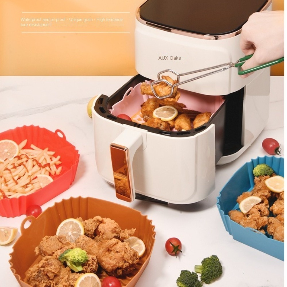 Air Fryer Silicone Pot Liner - Многоразовые силиконовые вкладыши для аэрофритюрницы с
