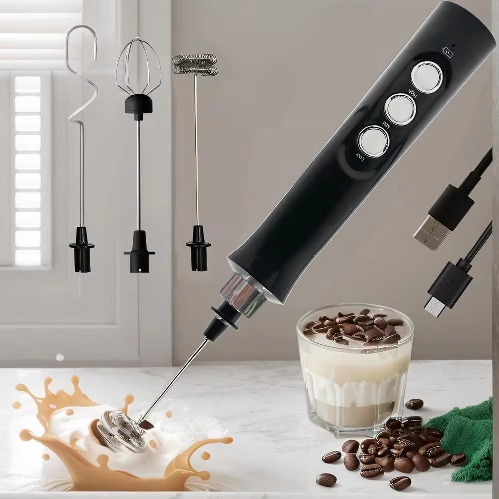 Portable Blender Usb Rechargeable - Беспроводной перезаряжаемый электрический вспениватель молока —