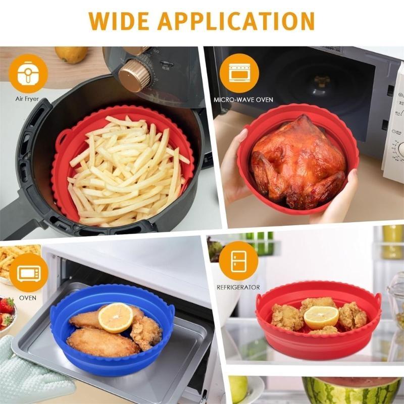 Air Fryer Silicone Pot Liner - D0AB 2 шт. Силиконовые вкладыши для