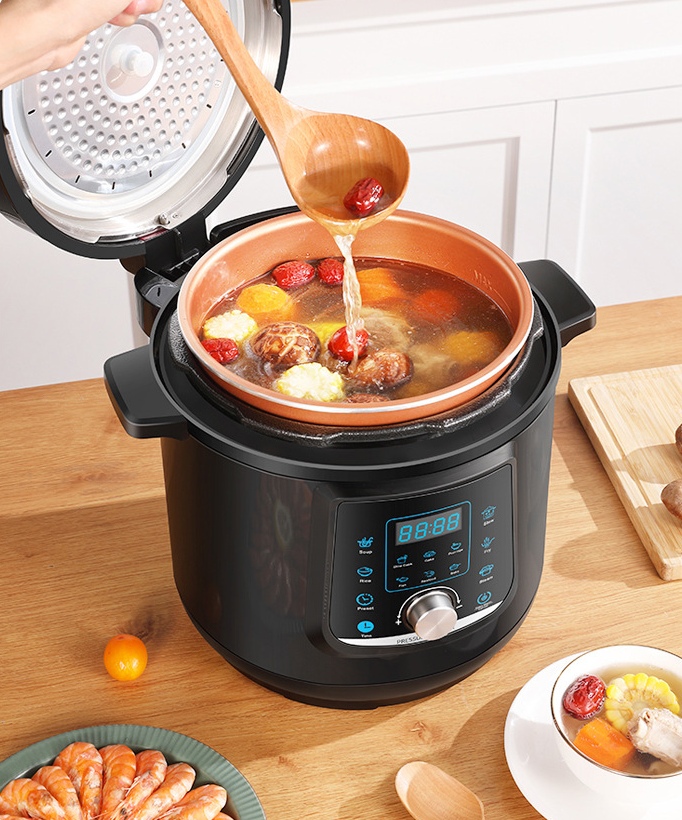 Smart Instant Pressure Cooker - Электрическая скороварка из нержавеющей стали для