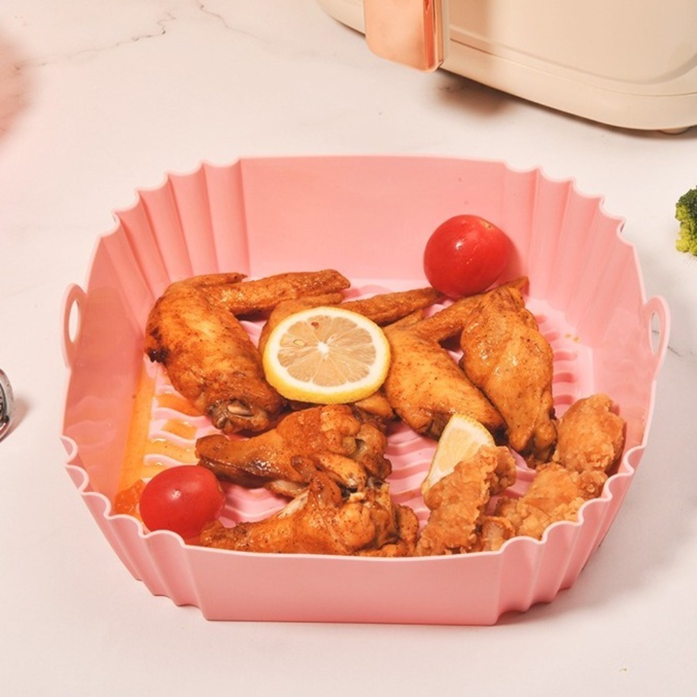 Air Fryer Silicone Pot Liner - Многоразовые силиконовые вкладыши для аэрофритюрницы, формы