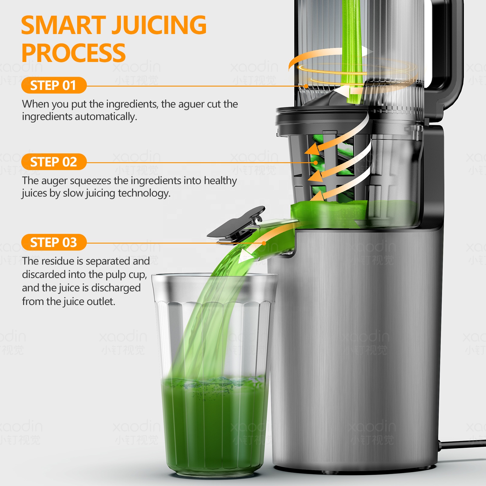 2023 Высококачественная электр – обзор и цена Electric Slow Juicer Cold Press