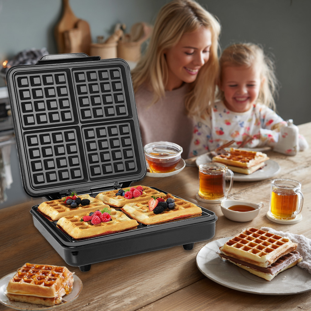 Мини-автоматическая вафельница – обзор и цена Mini Waffle Maker Machine