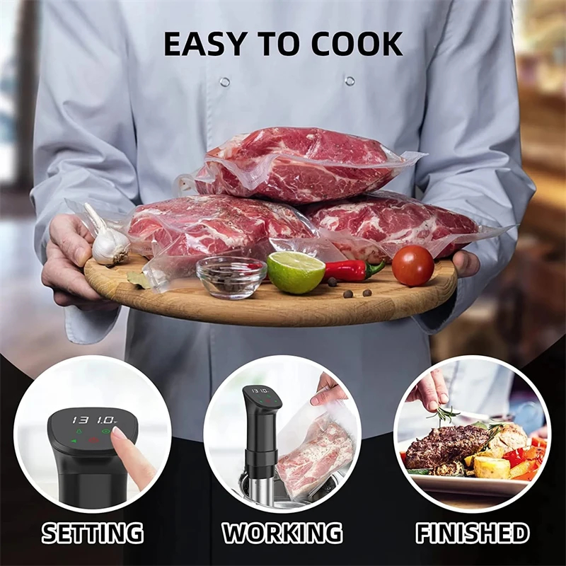 Водонепроницаемая су-вид-печь  – обзор и цена Digital Sous Vide Precision Cooker