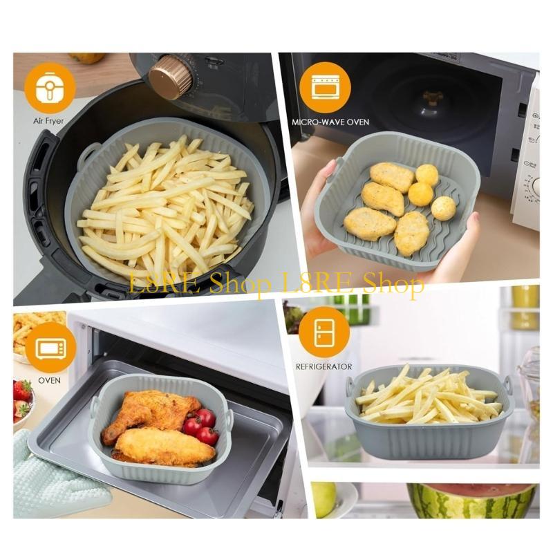 L8RE Пакет из 2 силиконовых го – обзор и цена Air Fryer Silicone Pot Liner