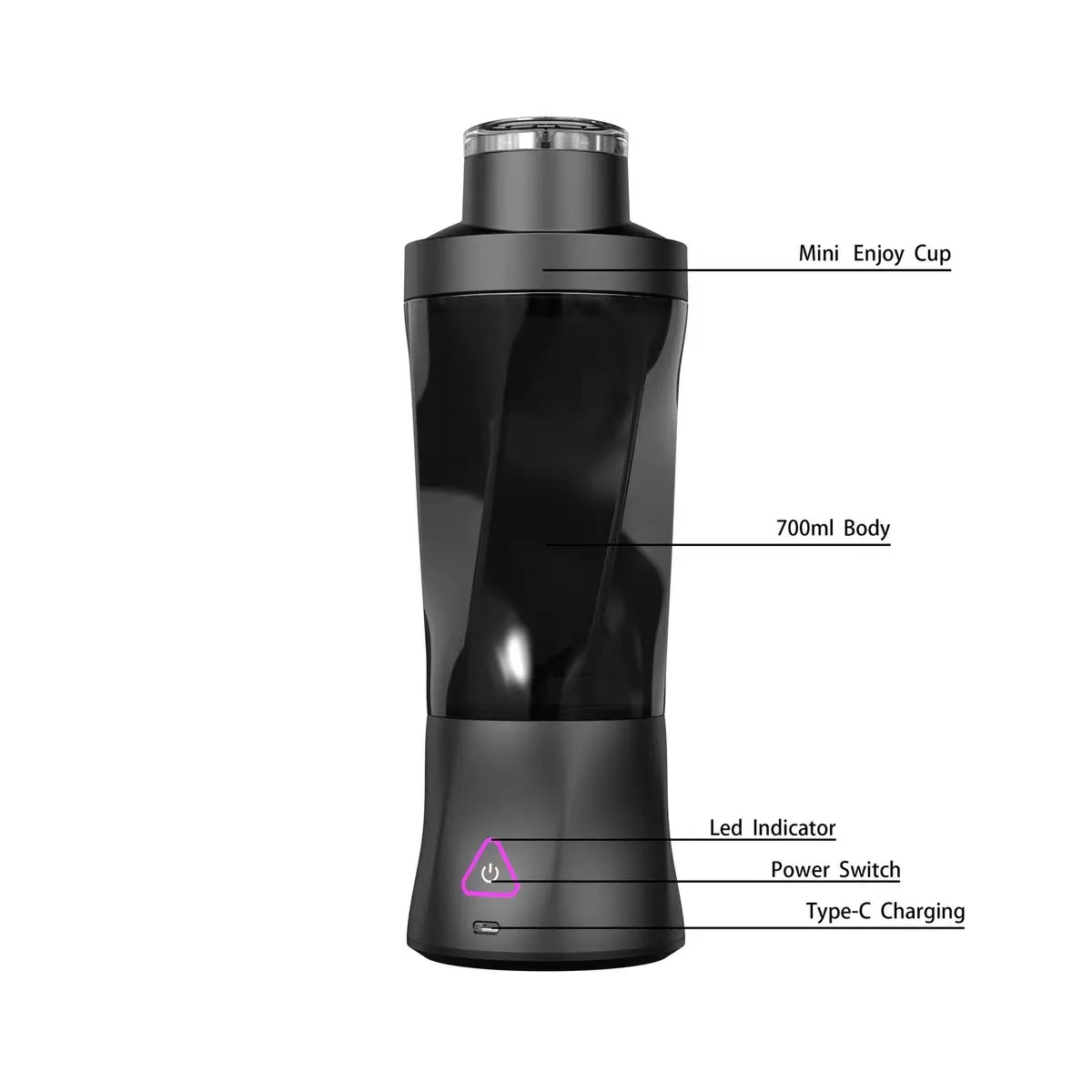 Портативный электрический блен – обзор и цена Portable Blender Usb Rechargeable
