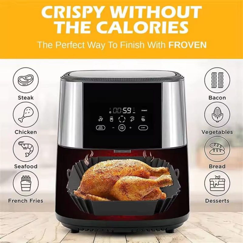 1 шт. силиконовый противень дл – обзор и цена Air Fryer Silicone Pot Liner