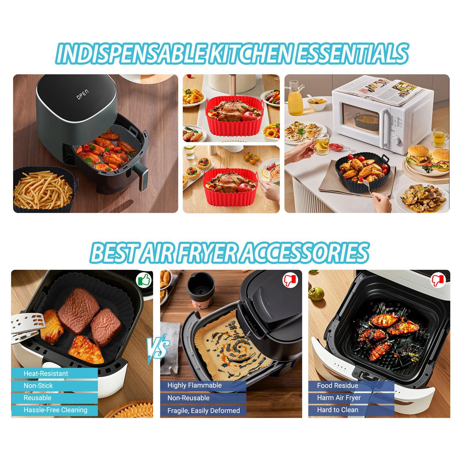 Силиконовые вкладыши для аэроф – обзор и цена Air Fryer Silicone Pot Liner
