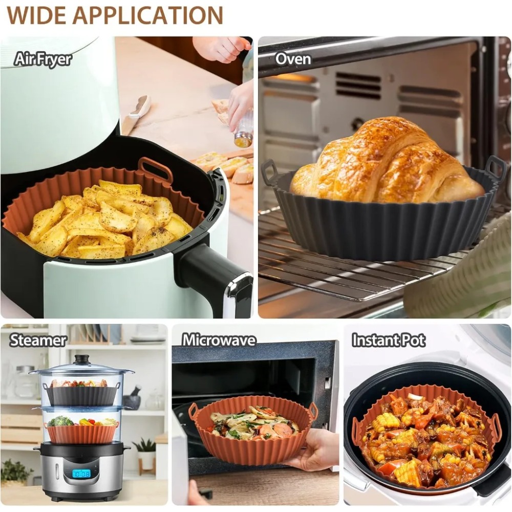 Силиконовая корзина для аэрофр – обзор и цена Air Fryer Silicone Pot Liner
