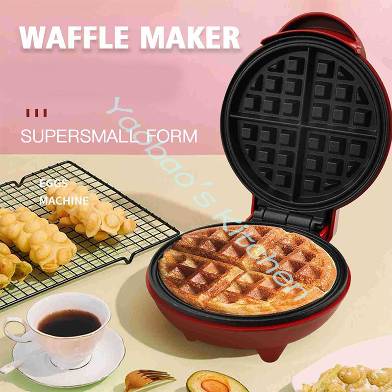 Электрическая портативная мини – обзор и цена Mini Waffle Maker Machine