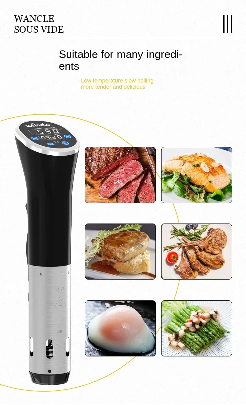 Плита Sous Vide на 220 В от Wa – обзор и цена Digital Sous Vide Precision Cooker