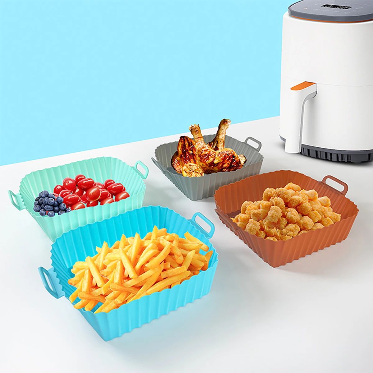 Силиконовая форма для фритюрни – обзор и цена Air Fryer Silicone Pot Liner